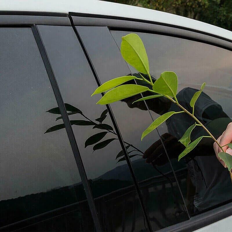 DEMULAX Car Window Pillar Posts Door Trims Cover - Image 3