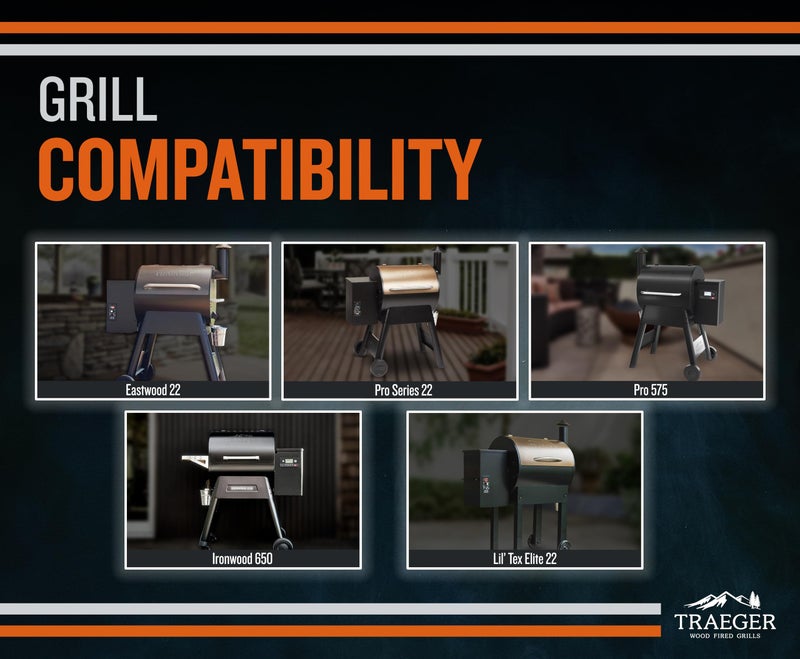 Traeger Grills BAC362 Folding Front Shelf – Steel Grill Accessory for Pro 22, Pro 575, and Ironwood 650, Ideal for Food Prep and Storage - Image 4