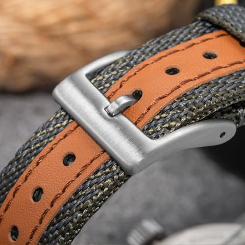 ADDIESDIVE ساعة أوتوماتيكية صغيرة للرجال بتصميم عتيق 36 مم 200 م مقاومة للماء ساعة رياضية عسكرية خارجية بقرص أحمر عاري - Image 4