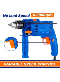 AMMK POWER TOOLS AMMK POWER TOOLS Impact Drill 650W 3000RPM Variable Speed Powerful motor Side Handle Depth GaugeForward Reverse  - Image 4