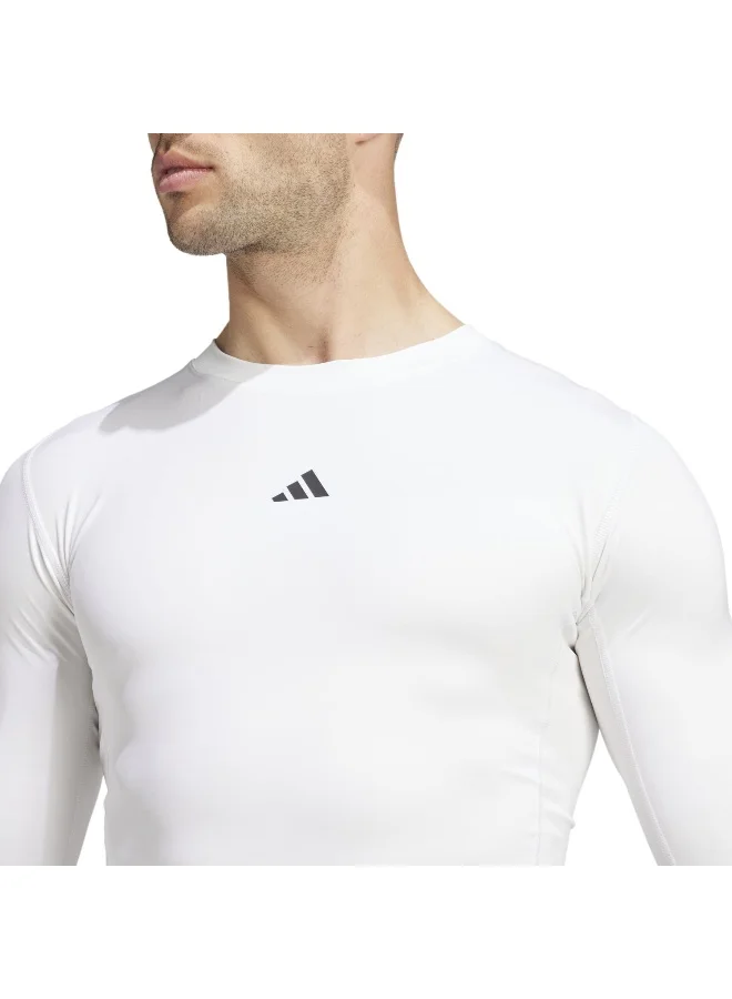 adidas تيشيرت تدريب أديداس Tf Ls M أبيض للرجال