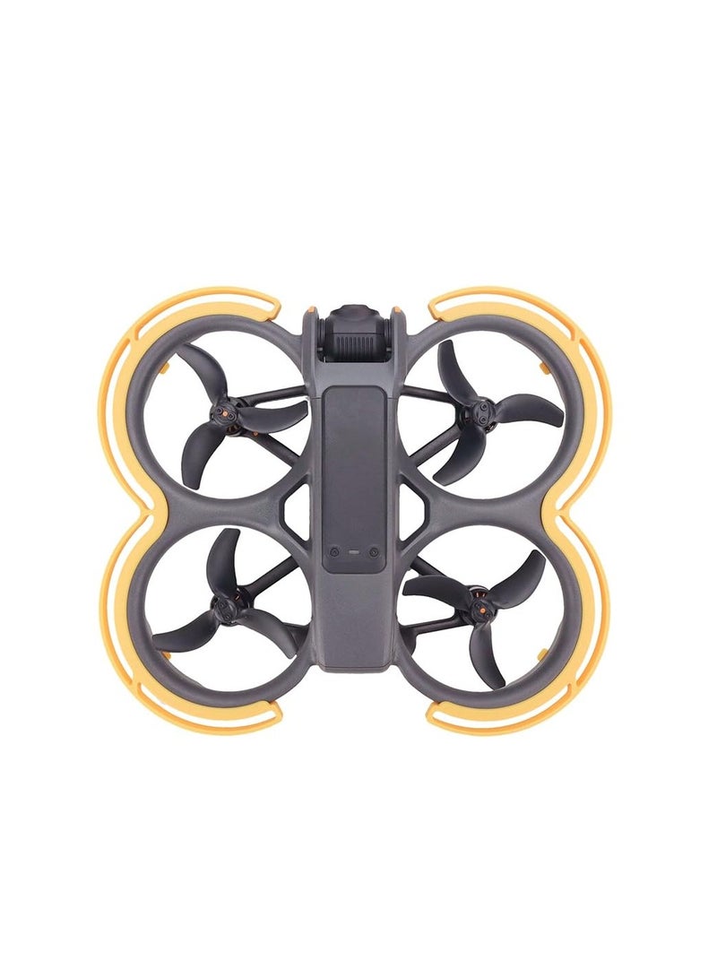 SOLARAE Propeller Guard Protector for DJI Avata 2, Minimal Weight and Anti-Collision, Anti-Collision Protective Bumper Ring Impact Protectorsï¼ŒProtects Propellers During Takeoff and Landing (Yellow) - Image 1