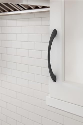 Amerock BP37231FB Matte Black Cabinet Pull 5116 inch 128mm CentertoCenter Cabinet Hardware Vaile Furniture Hardware Drawer Pull - Image 3