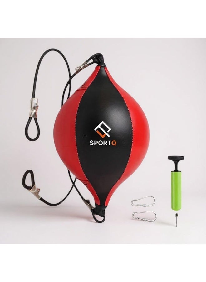 سبورت كيو كرة ملاكمة SportQ للتدريب على رد الفعل وتحسين السرعة – مع حبال وجنشات تثبيت ومضخة هواء - مثالية للتفاعل وخفة الحركة والتدريب على التنسيق بين اليد والعين - Image 3