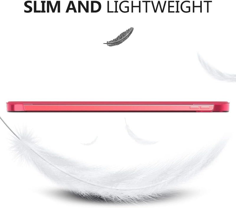 ProElite Cover for Apple iPad (A16) 11th/10th Generation (2025/2022) Cover Case, Transparent Smart case for iPad 11th/10th Gen 2025/2022 (Supports Auto Sleep Wake) with Stylus Pen, Hot Pink - Image 5
