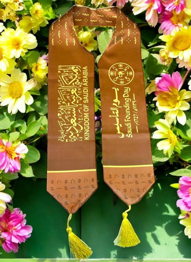 Saudi Founding Day Scarf For Foundation Day - Image 3