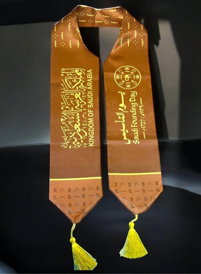 Saudi Founding Day Scarf For Foundation Day - Image 1