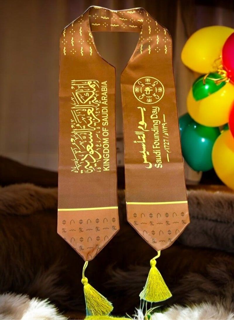 Saudi Founding Day Scarf For Foundation Day - Image 2