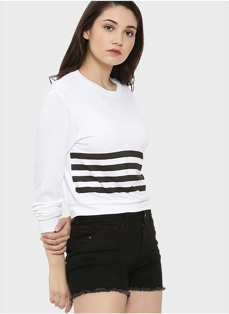Campus Sutra Printed Tshirt