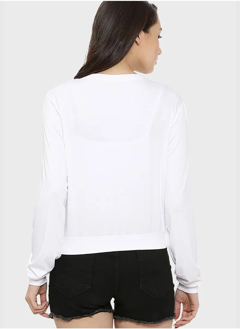 Campus Sutra Printed Tshirt
