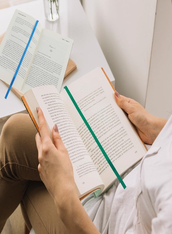 WY LIGHTING LEVEL قطعتان من فواصل الكتب الشريطية، فواصل كتب ملونة من الجلد الصناعي، علامات إبداعية متعددة الصفحات، أدوات فرز للقراءة، إكسسوارات كتب الكتاب المقدس الكلاسيكية لمحبي الكتب والقراء والمعلمين والطلاب، عيد الميلاد - Image 5