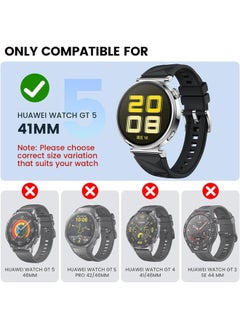 SJet Screen Protector for Huawei GT5 41mm Smartwatch,with Auto-alignment Installation kit,High Definition Anti-Scratch Bubble Free Clear Tempered Glass protective film  - Image 2