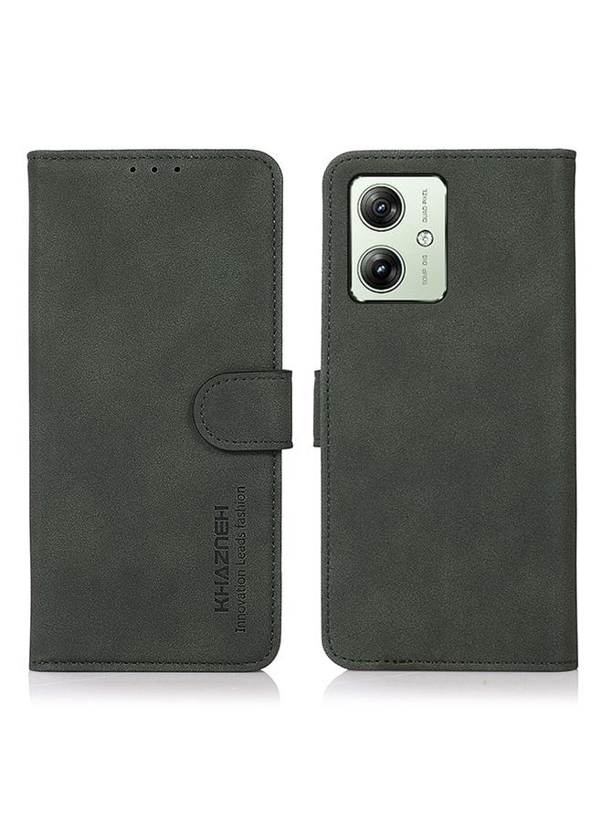 S-TOP Case For Motorola Moto G64 5G KHAZNEH Matte Texture Leather Phone Case - Image 1