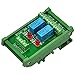 Electronics-Salon DIN Rail Mount 2 DPDT Signal Relay Interface Module, DC 12V Version. - Image 2