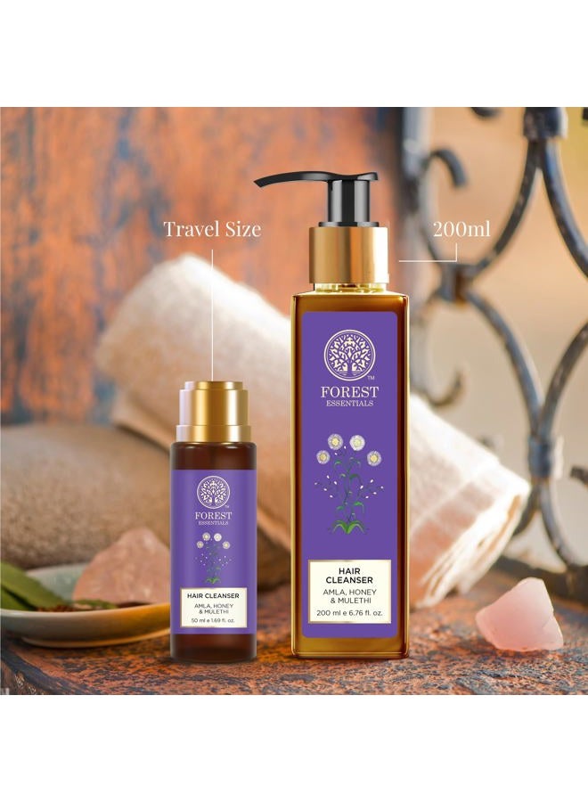 Forest Essentials Hair Cleanser, Amla, Honey and Mulethi, 200ml - Image 5