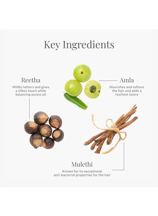 Forest Essentials Hair Cleanser, Amla, Honey and Mulethi, 200ml - Image 3