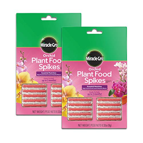 Miracle-Gro Orchid Plant Food Spikes, 2-Pack, 10 Spikes Per Pack - Image 1
