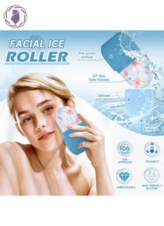 KHAJUL Ice Roller For Face, Beauty Facial Massage Ainkcne Puffiness Relief Blue  - Image 3