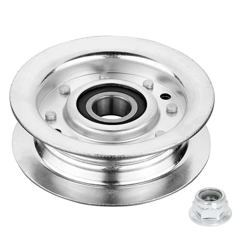 Belleone GY20067 Idler Pulley Fits for John Deere - GY22172 Idler Pulley Compatible with John Deere L120 L130 2002 2003 2004 GY20996 GY20050 GX20305 Lawn Tractors with 42" 48" Deck - Image 1