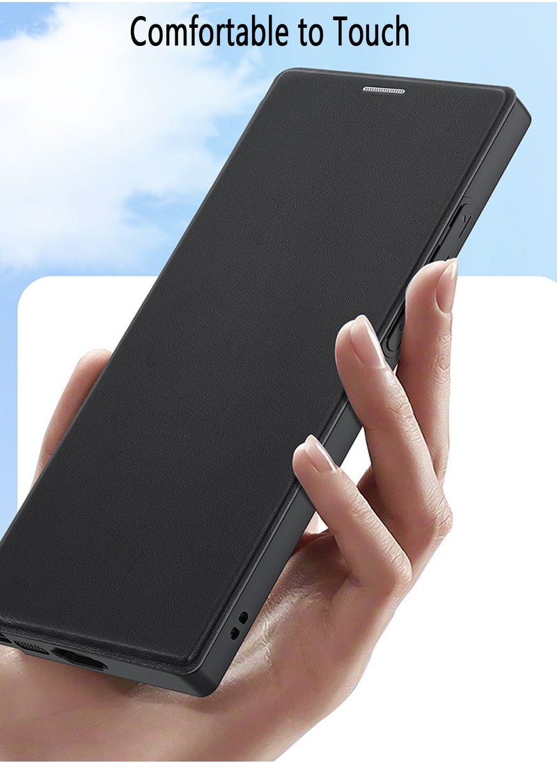 DUX DUCIS - Samsung Galaxy S23 Ultra Case Cover Pu Leather with Wallet Card Holder MagSafe Anti-Yellowing Anti-drop Waterproof Comfortable Touch back Cover Support Wireless Charging Camera Len Screen Protector - Image 1