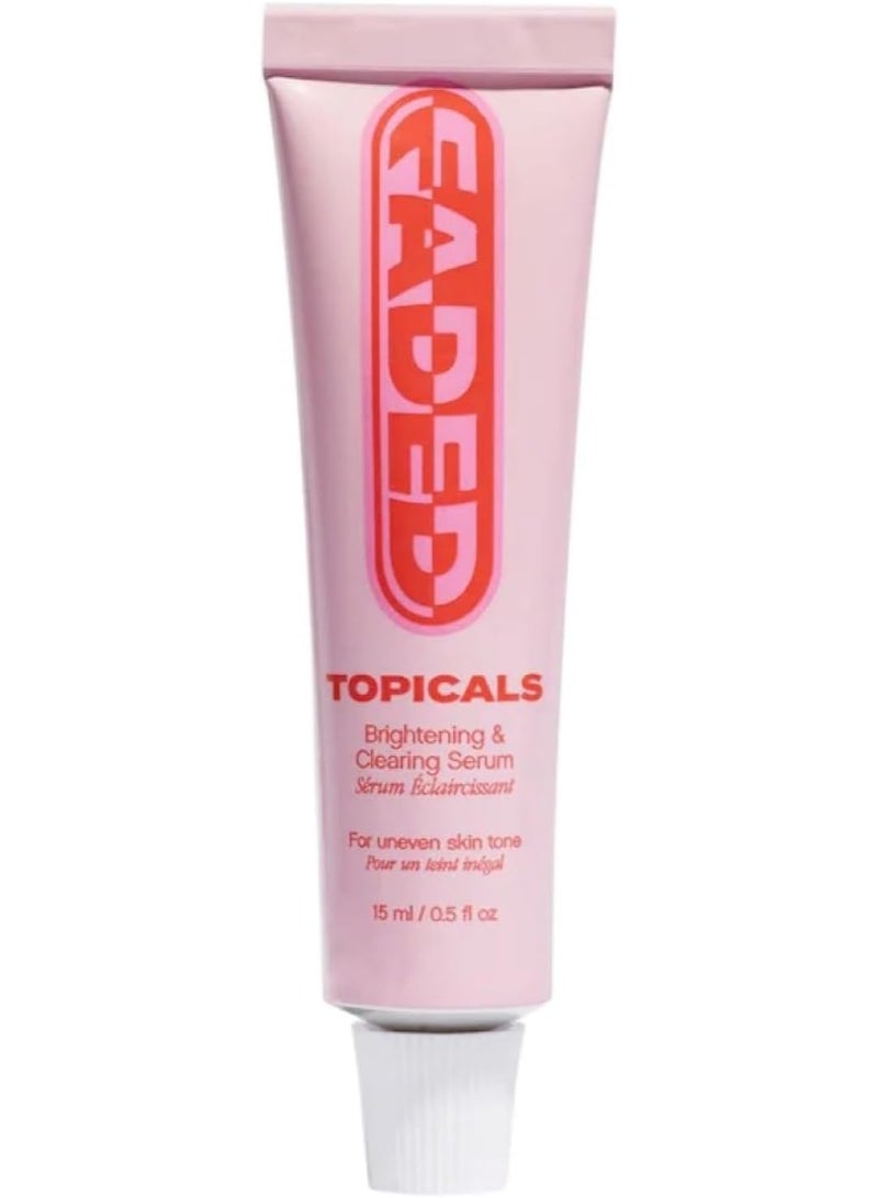 Topicals Mini Faded Serum for Dark Spots & Discoloration 15ml | Brightening Treatment for Hyperpigmentation & Uneven Skin Tone - Image 2