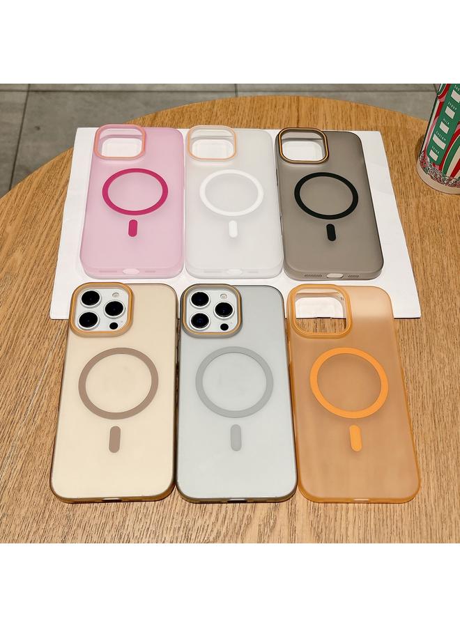 زبون جراب لهاتف iPhone 13 Pro Max بملمس ناعم ورملي مع جراب مغناطيسي MagSafe لهاتف الكمبيوتر الشخصي - Image 2