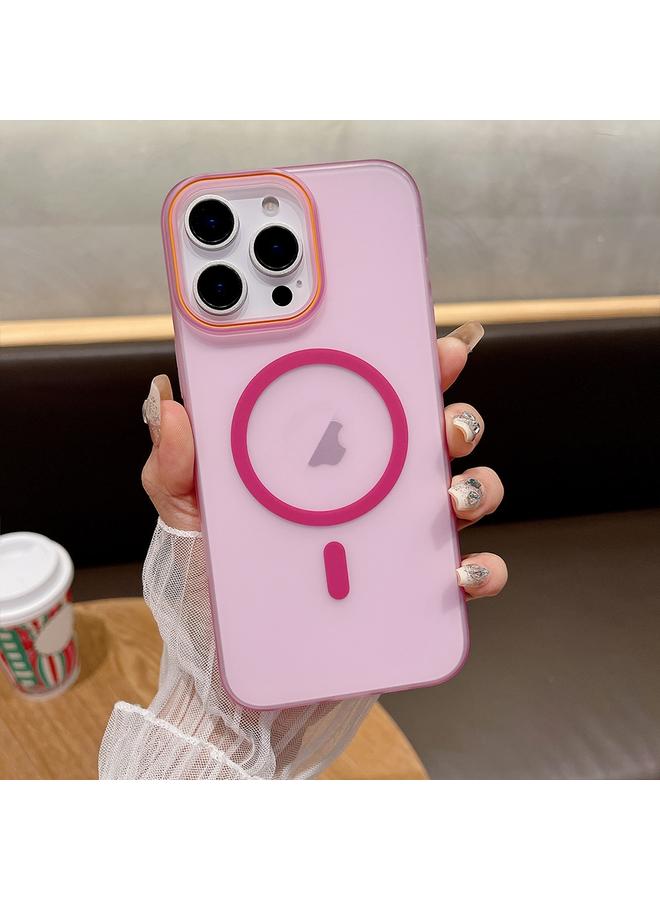 زبون جراب لهاتف iPhone 13 Pro Max بملمس ناعم ورملي مع جراب مغناطيسي MagSafe لهاتف الكمبيوتر الشخصي - Image 1