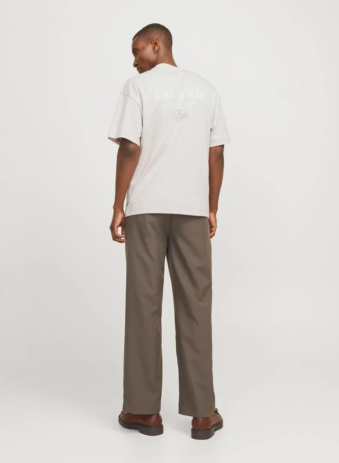 JACK & JONES Jack & Jones Slogan Print Crew Neck T-Shirt