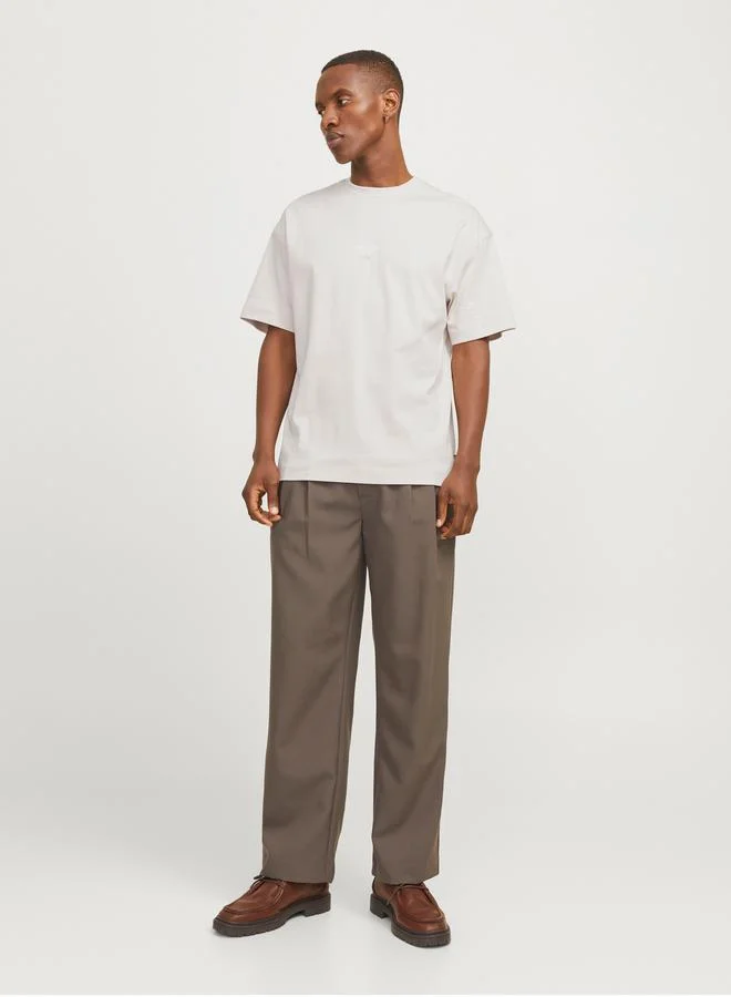 JACK & JONES Jack & Jones Slogan Print Crew Neck T-Shirt