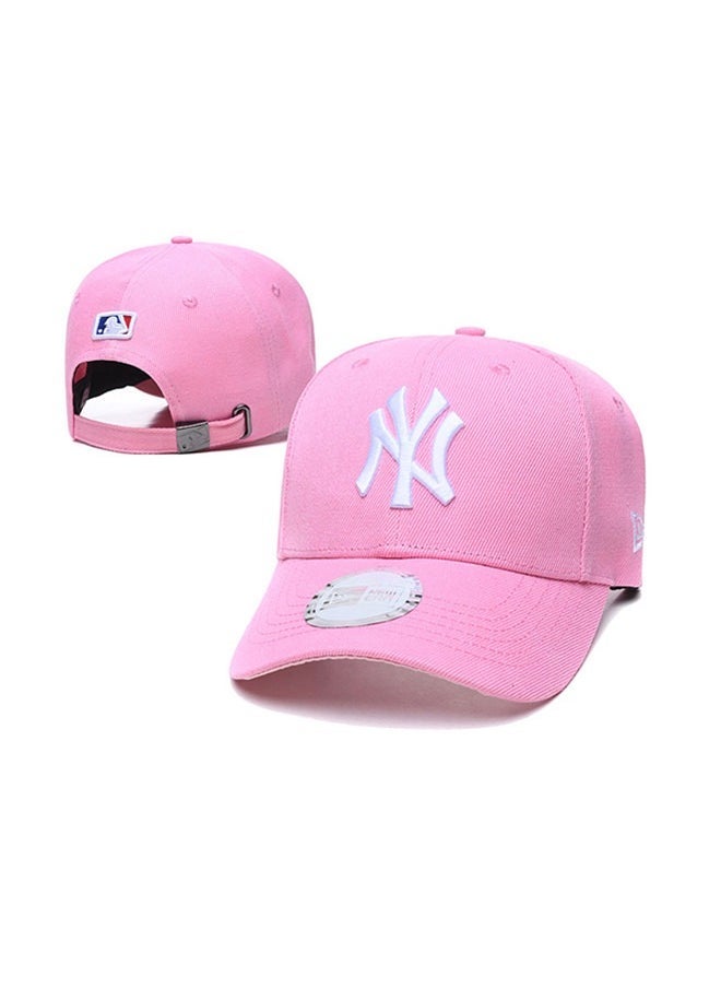 NEW ERA New Era 9Fort New York Yankees baseball cap duckbill cap sun hat pure cotton men's and women's outdoor sports pink 