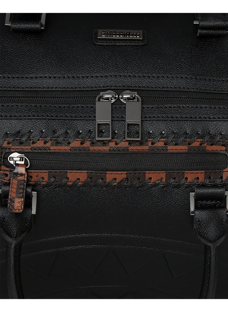 SPRAYGROUND DOSE OF CHECK DEUX DUFFLE