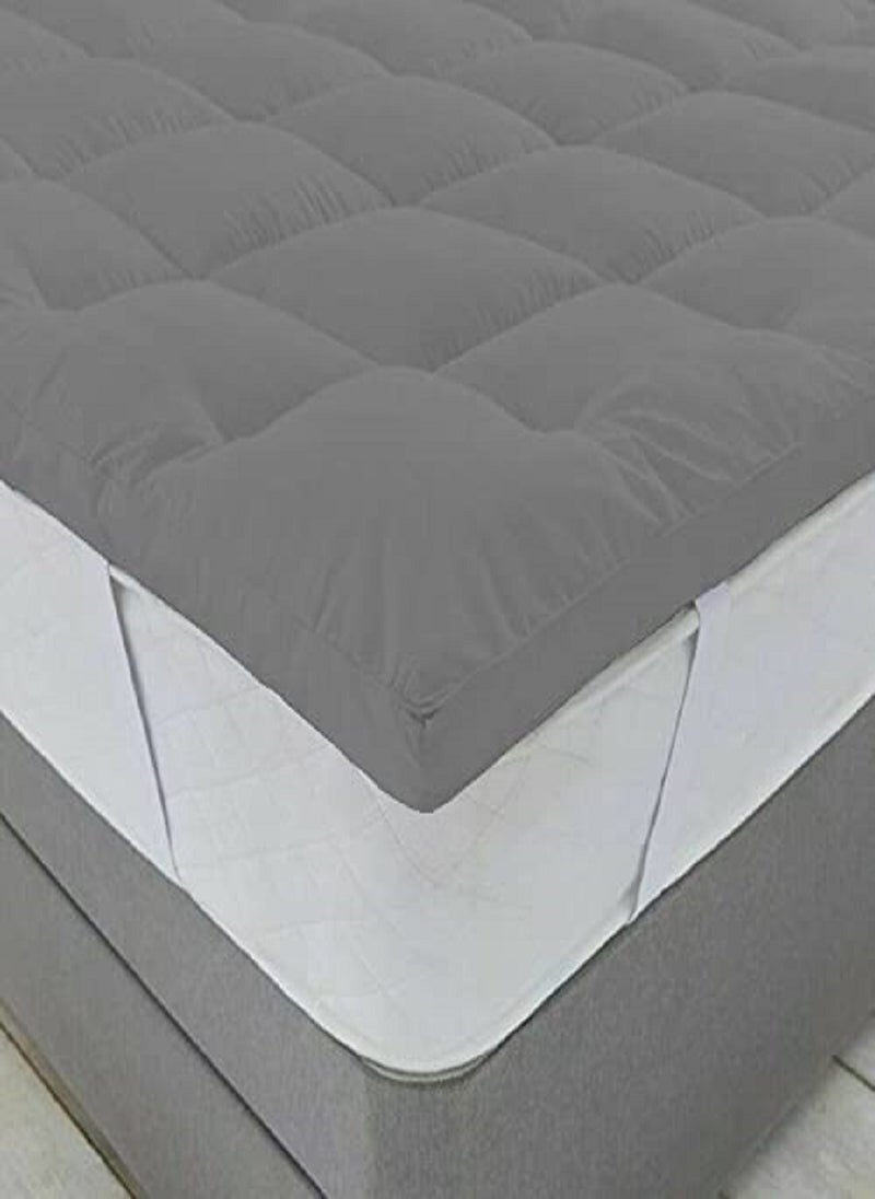 Blueberry Mattress Topper With Heavy Fill 4 Corner Elastic Strap 10cm Thick 160x200cm - Image 5