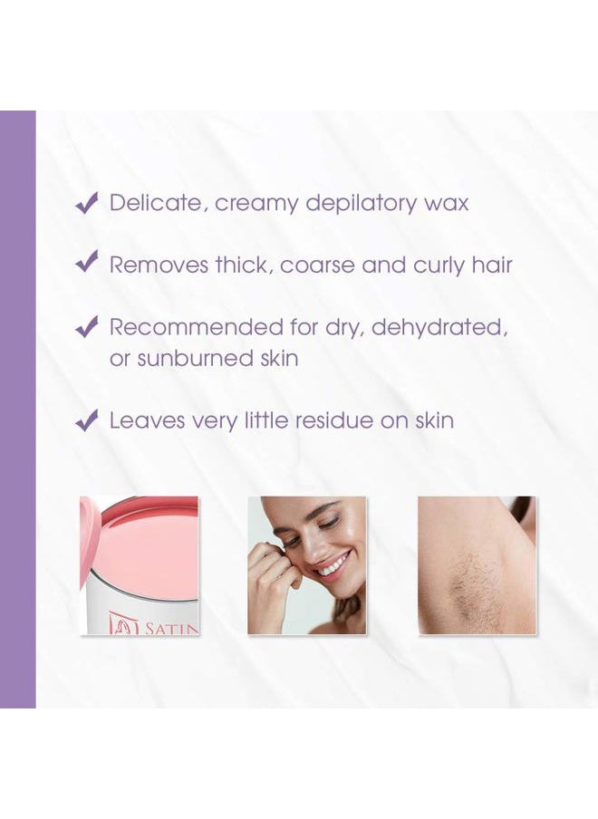 Satin Smooth Satin Smooth Deluxe Cream Hair Removal Wax 14oz.  - Image 4