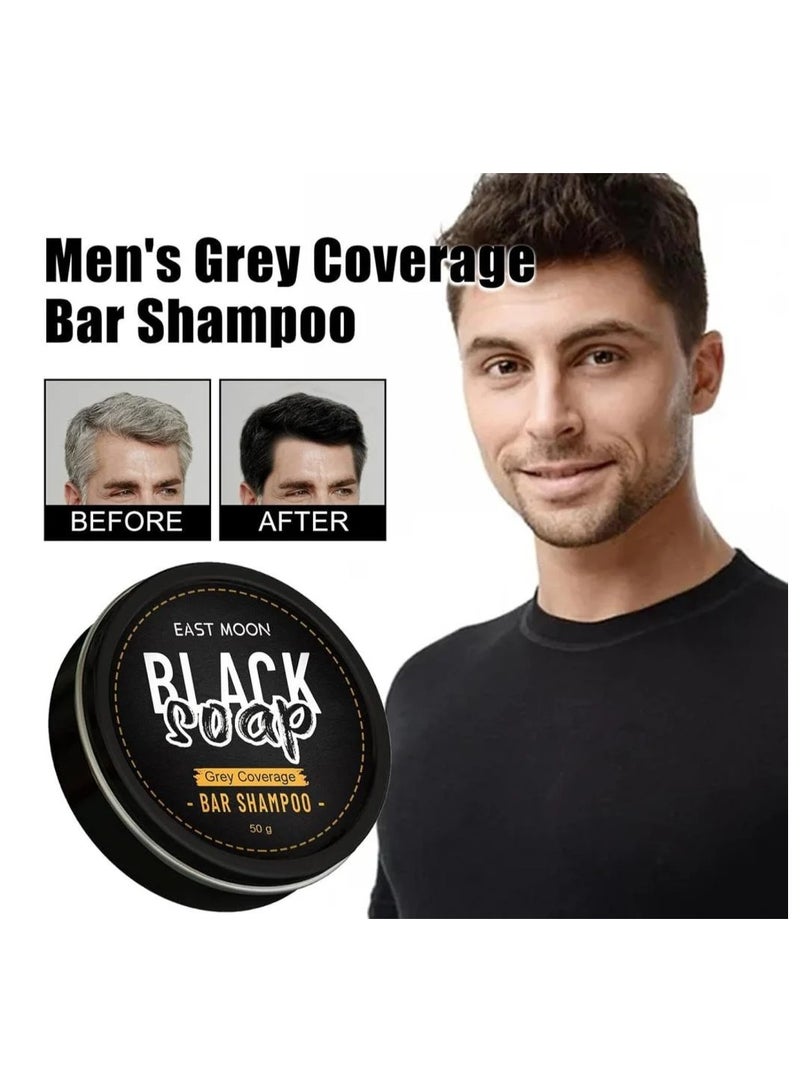 Black Soap Hair Revival Bar for Men – Bounce Back to Your Youth From Day One! - Image 1