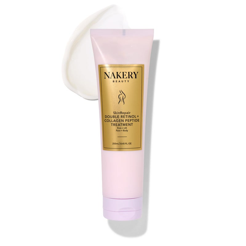 Nakery Beauty Retinol Cream with Collagen and Hyaluronic Acid, Anti Aging Moisturizer for Wrinkles, Face Treatment for All Skin Types, Day and Night Formula for Women - Image 1