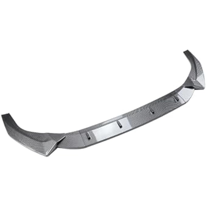 NTING Front Lip Compatible with Audi A5 Sline S5 8W6 2021-2024 Air Dam Front Bumper Spoiler Lip Protector Splitter Lower Chin Diffuser Body Kit, 3PCS/Set Carbon Fiber - Image 3