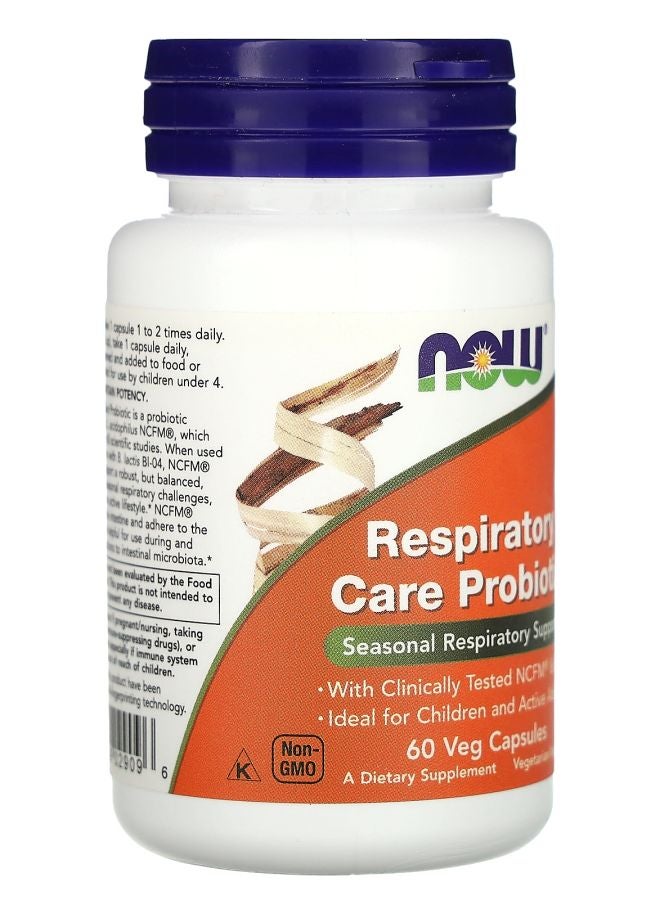 now Respiratory Care Probiotic 60 Veg Capsules - Image 2