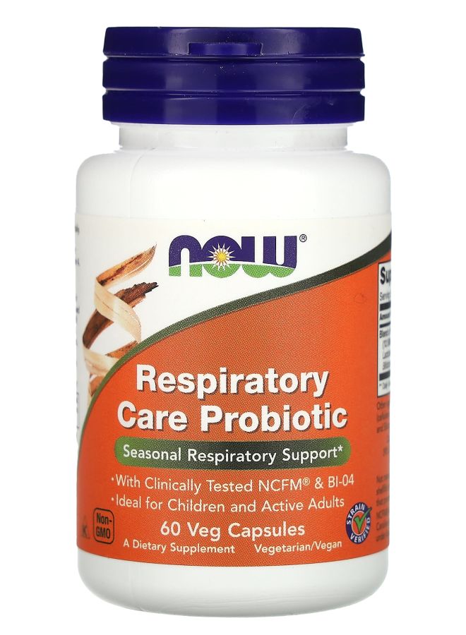 now Respiratory Care Probiotic 60 Veg Capsules - Image 1