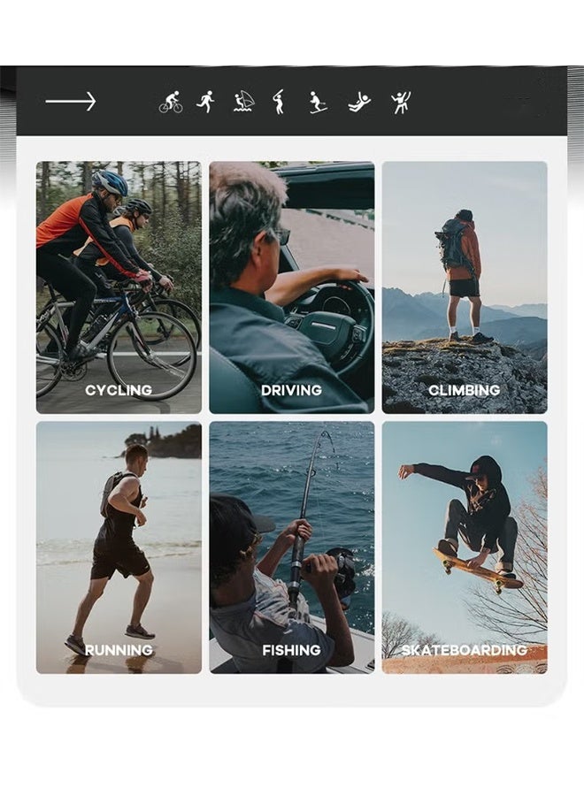 Happy D Polarized Sunglasses Men's Cycling Glasses Riding Glasses Running Glasses Mountaineering Glasses Driving Glasses Fishing Glasses UV400 Goggles - Image 4