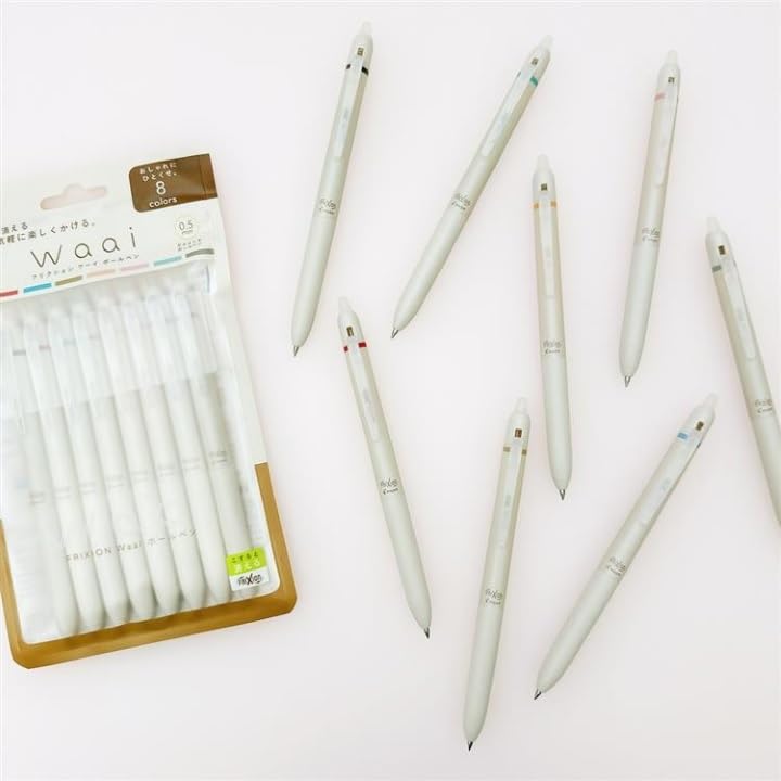 PILOT FriXion Waai Ballpoint Pen Set of 8 Colors - Image 2