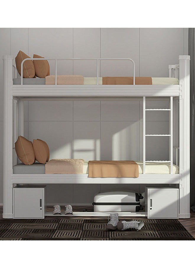 keke Double Decker Bunker Bed Sturdy Metal Frame, Space-Saving Design  - Image 1