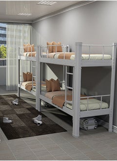 keke Double Decker Bunker Bed Sturdy Metal Frame, Space-Saving Design  - Image 2