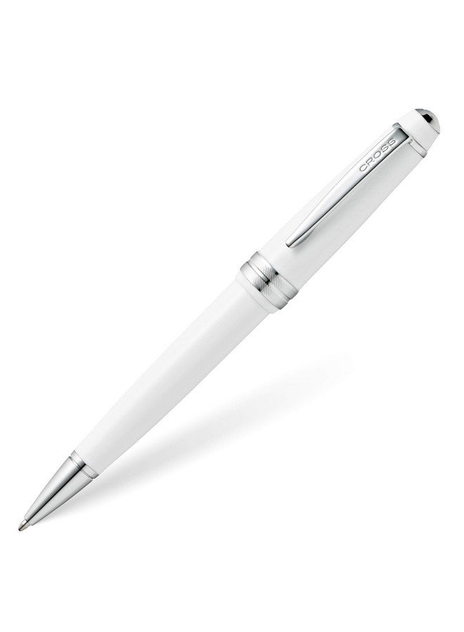 Cross Bailey Light Polished White Resin Ballpoint Pen - Image 1