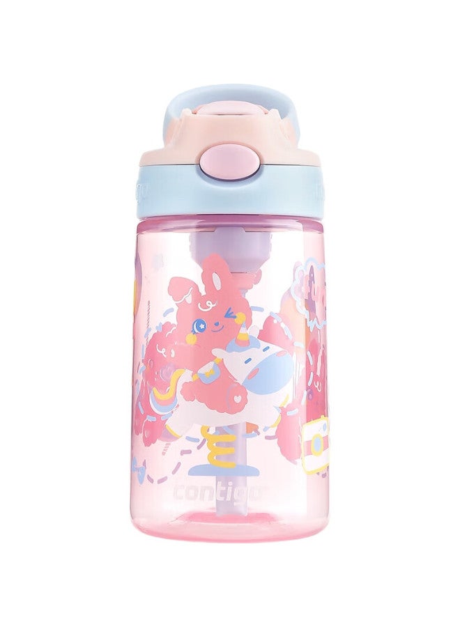 Contigo كوب شرب للأطفال من كونتيغو مع فتحة تهوية ومضاد لرش الماء سعة 420 مل - أرنب ملعب Hbc-Giz248Vp+ - Image 3