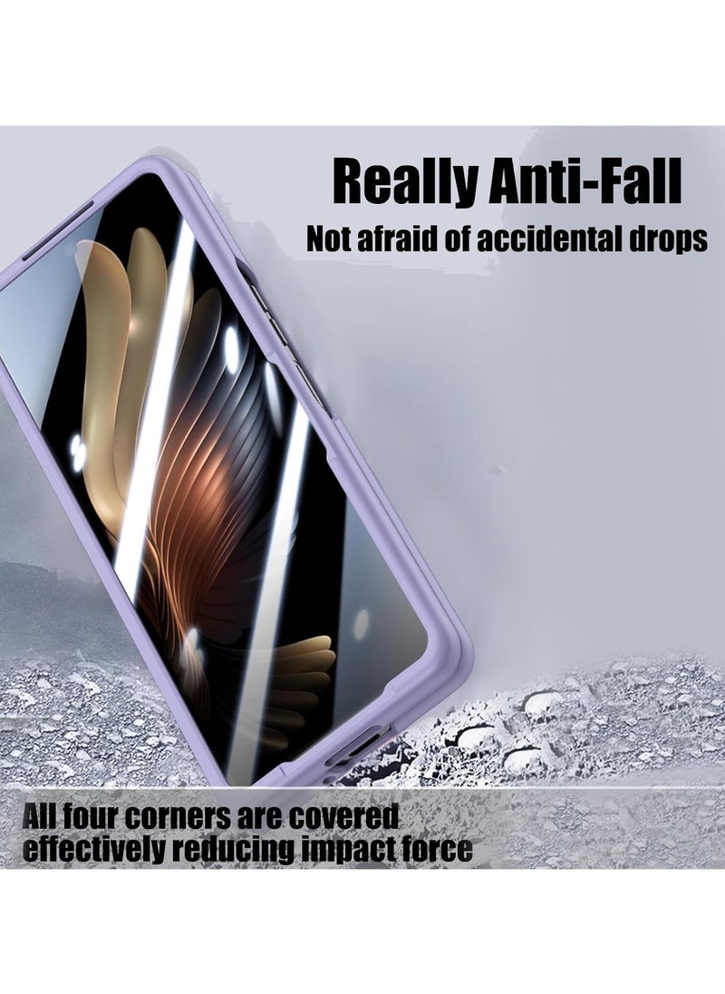 Slim Case Compatible with Samsung Galaxy Z Fold 6 , Skin Feel Matte Back Cover Hard PC Shockproof Cover for Men & Women  - Image 3