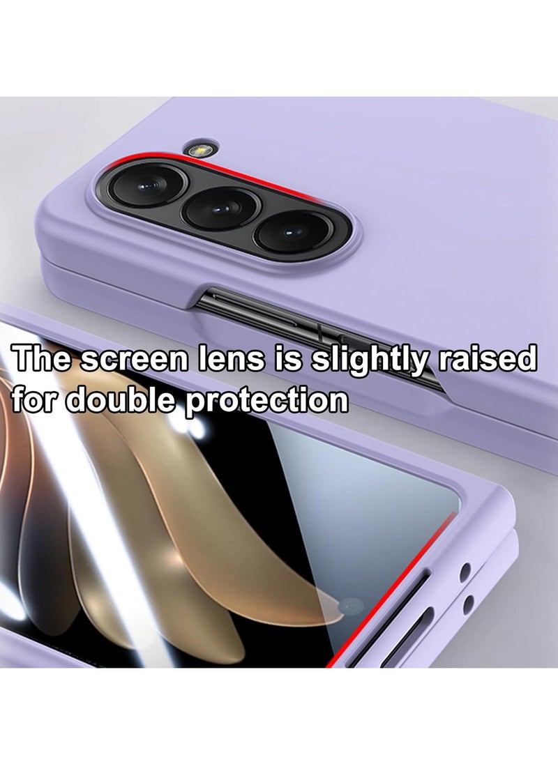 Slim Case Compatible with Samsung Galaxy Z Fold 6 , Skin Feel Matte Back Cover Hard PC Shockproof Cover for Men & Women  - Image 5