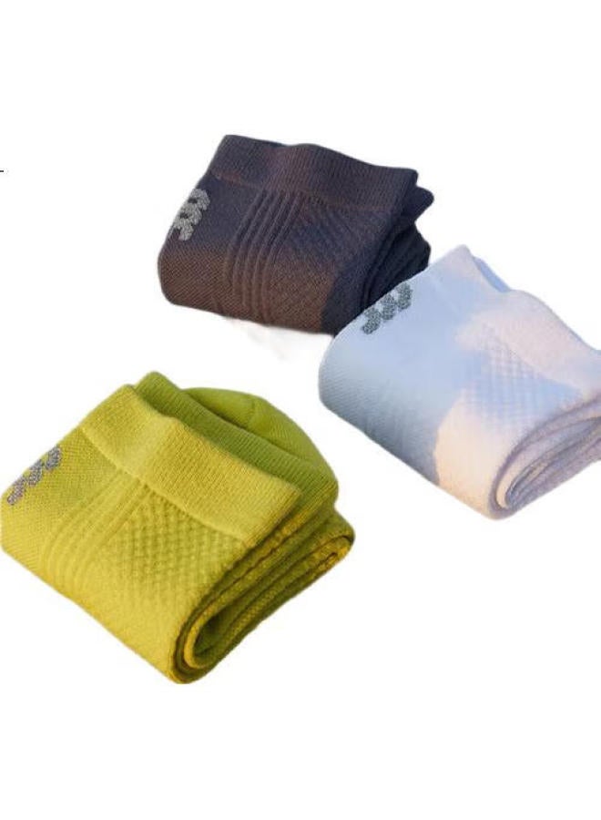 Hla [Sss] Men'S Socks, New Mid-Calf 7A Antibacterial Anti-Pilling Reflective Sports Casual Mid-Length Socks, 2 Pairs - Image 3