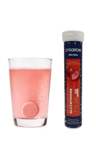glutathione fizz tablets CYSGROW CYSGROW Skin Glow – Effervescent with Vitamin C, Hyaluronic Acid & Plant Extracts – 20 Tablets – Strawberry Flavor | Best Price Oman Exclude from TikTok Treatment Options:Package of 6 TikTok Shop Sale: EGF