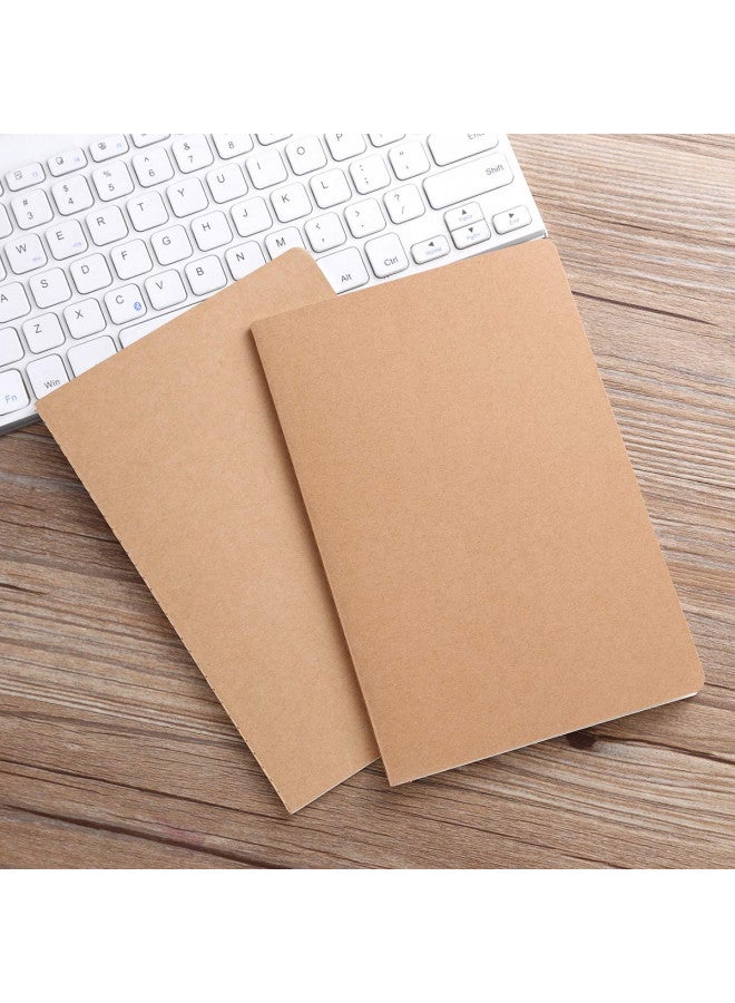 XYark 12 Pack Notebook Journals for Travelers, Students and Office, Writing Sketchbook Memo Diary Subject Notebooks Planner with Blank Paper, 60 Pages, 30 Sheets, 8.3x5.5 inch, A5 Size, Travel Journal Set - Image 1