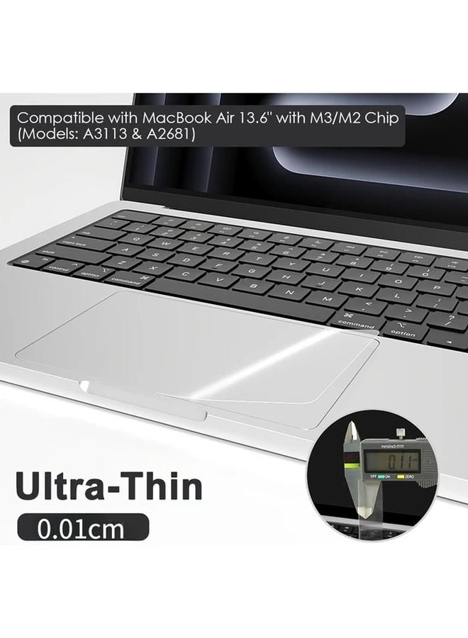 MacBook Touch Film A2337 1932 2179 Scratch Resistant Clear Touchpad Protector - Image 4